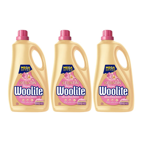 Produkt WOOLITE 3x Płyn do prania WOOLITE Keratin Therapy Delikatne tkaniny i wełna 60 prań 3,6 l K_038844_3