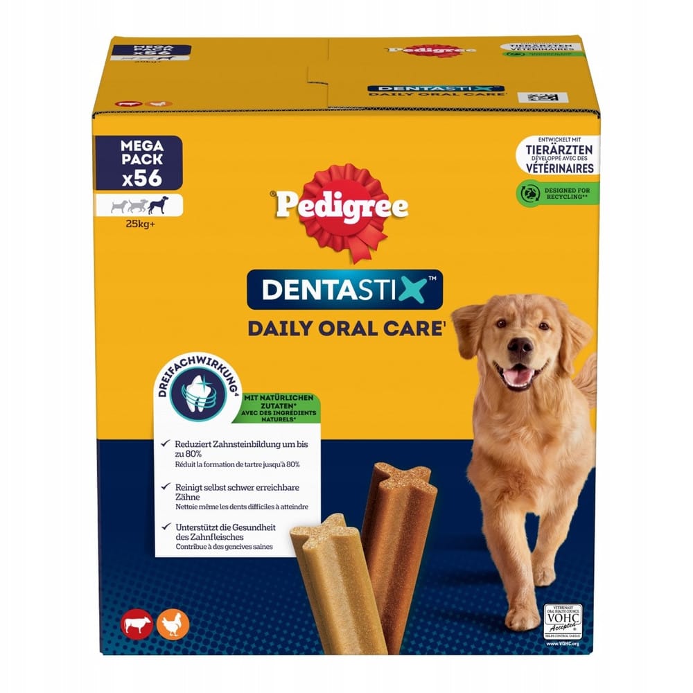 Produkt MARS 3x Przysmak dla psa PEDIGREE DentaStix Duże rasy 56szt (8x270g) K_034542_3