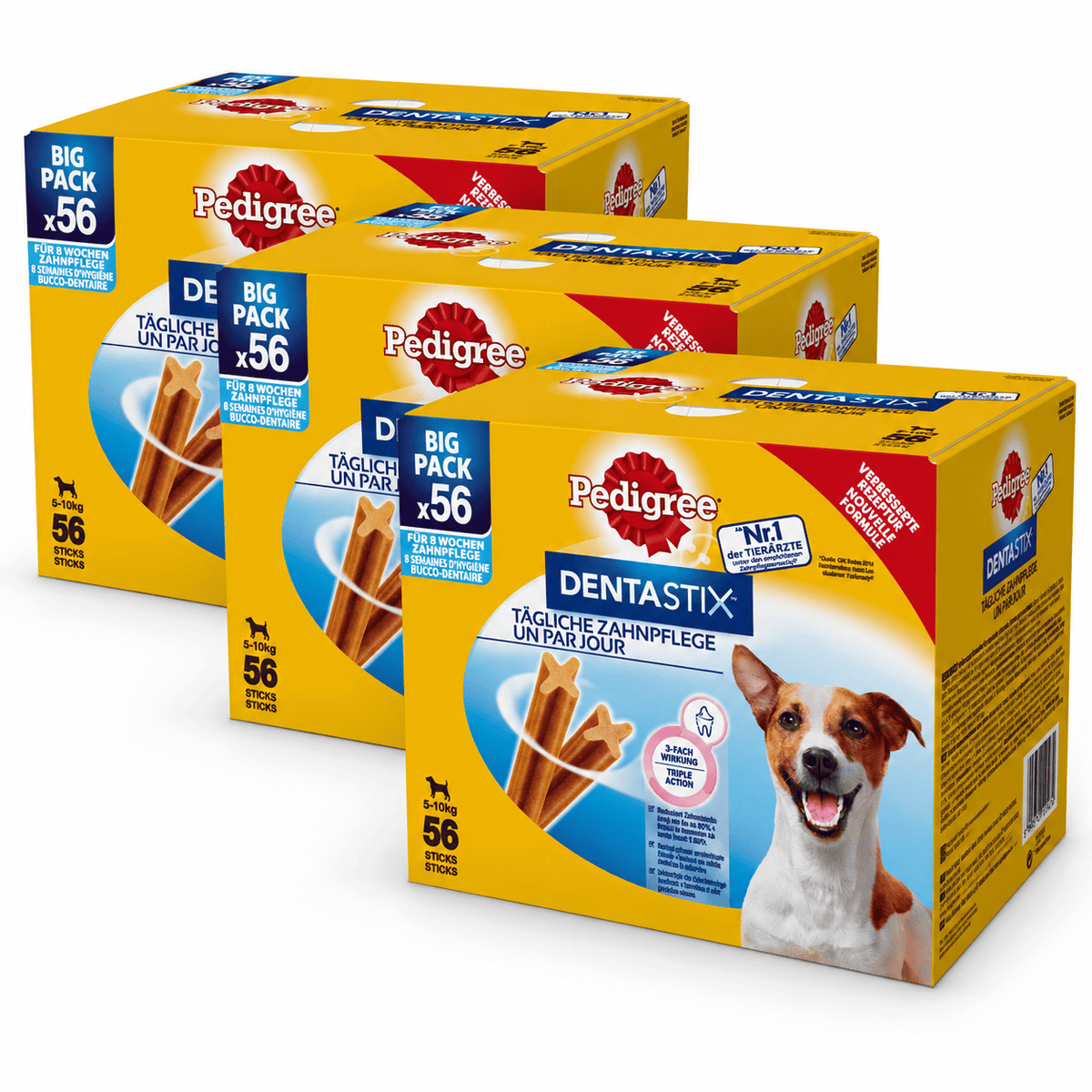 Produkt bd24.pl 3x Przysmak dla psa PEDIGREE DentaStix małe rasy 56szt (8x110g) K_034540_3