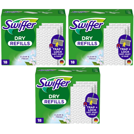 Produkt SWIFFER 3x Suche chusteczki SWIFFER Zapas do mopa 18szt K_003402_3