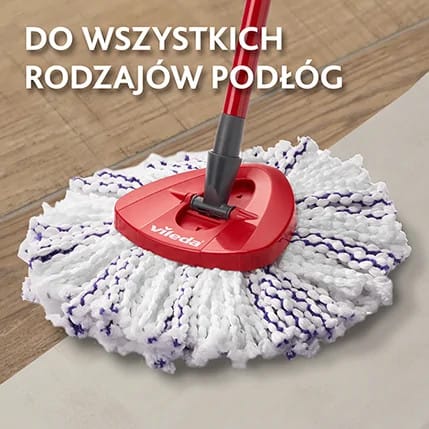 Produkt VILEDA 3x Wkład do mopa obrotowego VILEDA Turbo 3w1 Mikrofibra K_037754_3