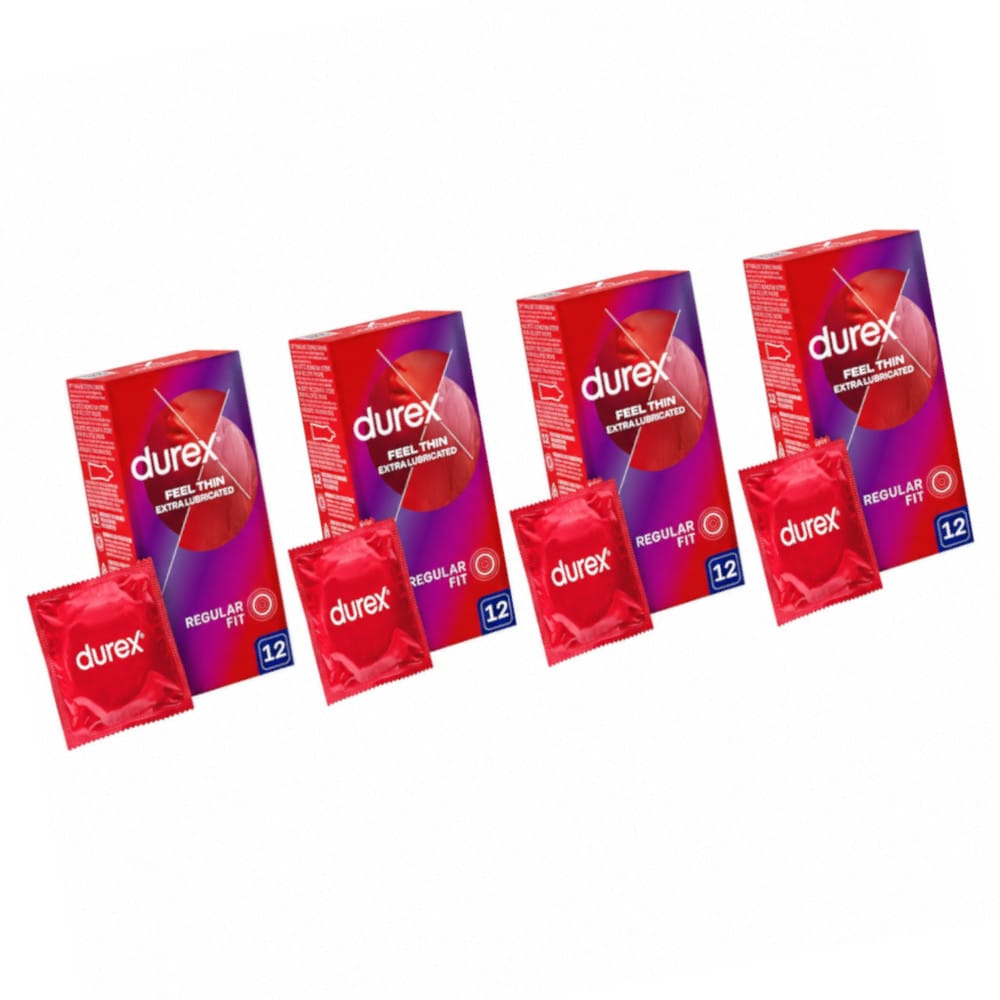 Produkt DUREX 4 x Prezerwatywy DUREX Feel Thin Extra Lubricated 12szt K_005310_4