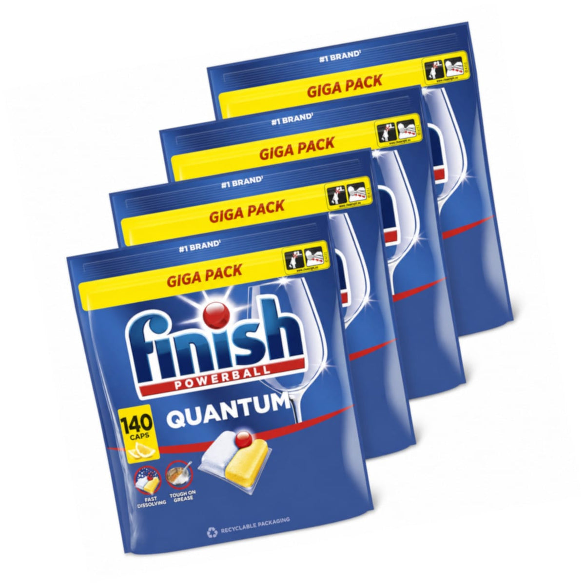 Produkt FINISH 4x Kapsułki do zmywarki FINISH Tabs Quantum Lemon 140szt K_006049_4