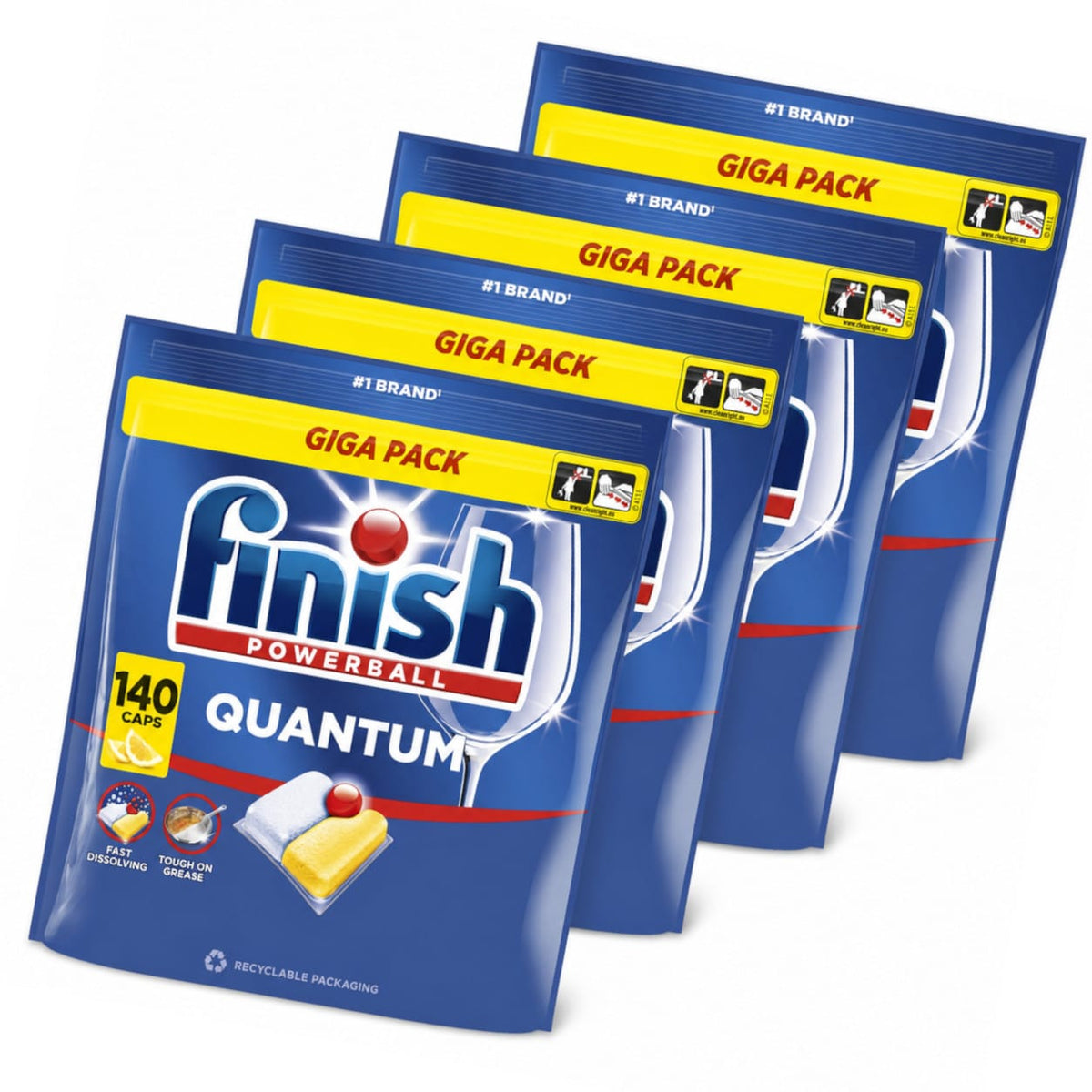 Produkt FINISH 4x Kapsułki do zmywarki FINISH Tabs Quantum Lemon 140szt K_006049_4
