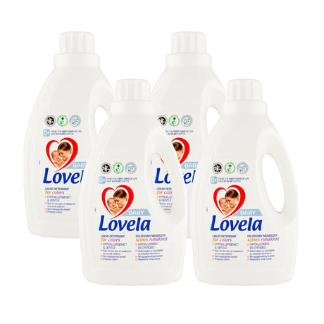 Produkt LOVELA 4x Płyn do prania kolorów LOVELA Baby Mleczko dla dzieci 16 prań 1,45l K_003215_4