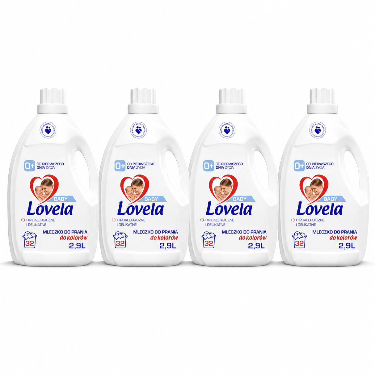 Produkt LOVELA 4x Płyn do prania kolorów LOVELA Baby Mleczko dla dzieci 32 prania 2,9l K_003218_4