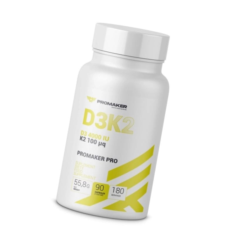 Suplement diety PROMAKER VIT D3+K2 90szt