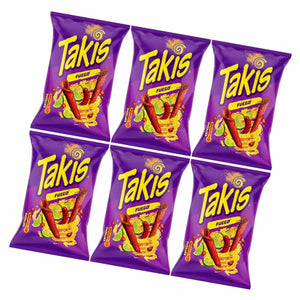 Produkt TAKIS 6x Chipsy kukurydziane TAKIS Fuego o smaku papryki chili i limonki 100 g K_003696_6