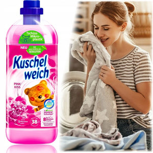 Produkt KUSCHELWEICH 6x Płyn do płukania KUSCHELWEICH Pink Kiss 38 prań 1 l K_037945_6