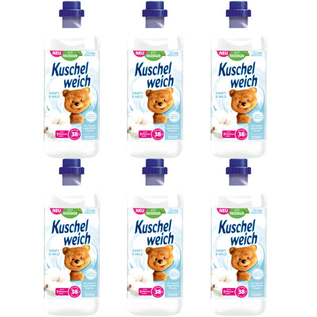 Produkt KUSCHELWEICH 6x Płyn do płukania KUSCHELWEICH Sanft Mild 38 prań 1 l K_037946_6