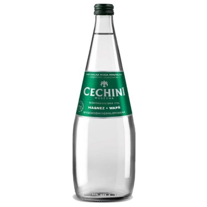 Produkt CECHINI MUSZYNA 6x Woda niskonasycona CECHINI MUSZYNA wysokozmineralizowana - szklana 0,7l K_004801_6