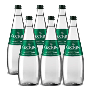 Produkt CECHINI MUSZYNA 6x Woda niskonasycona CECHINI MUSZYNA wysokozmineralizowana - szklana 0,7l K_004801_6