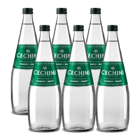 Produkt CECHINI MUSZYNA 6x Woda niskonasycona CECHINI MUSZYNA wysokozmineralizowana - szklana 0,7l K_004801_6