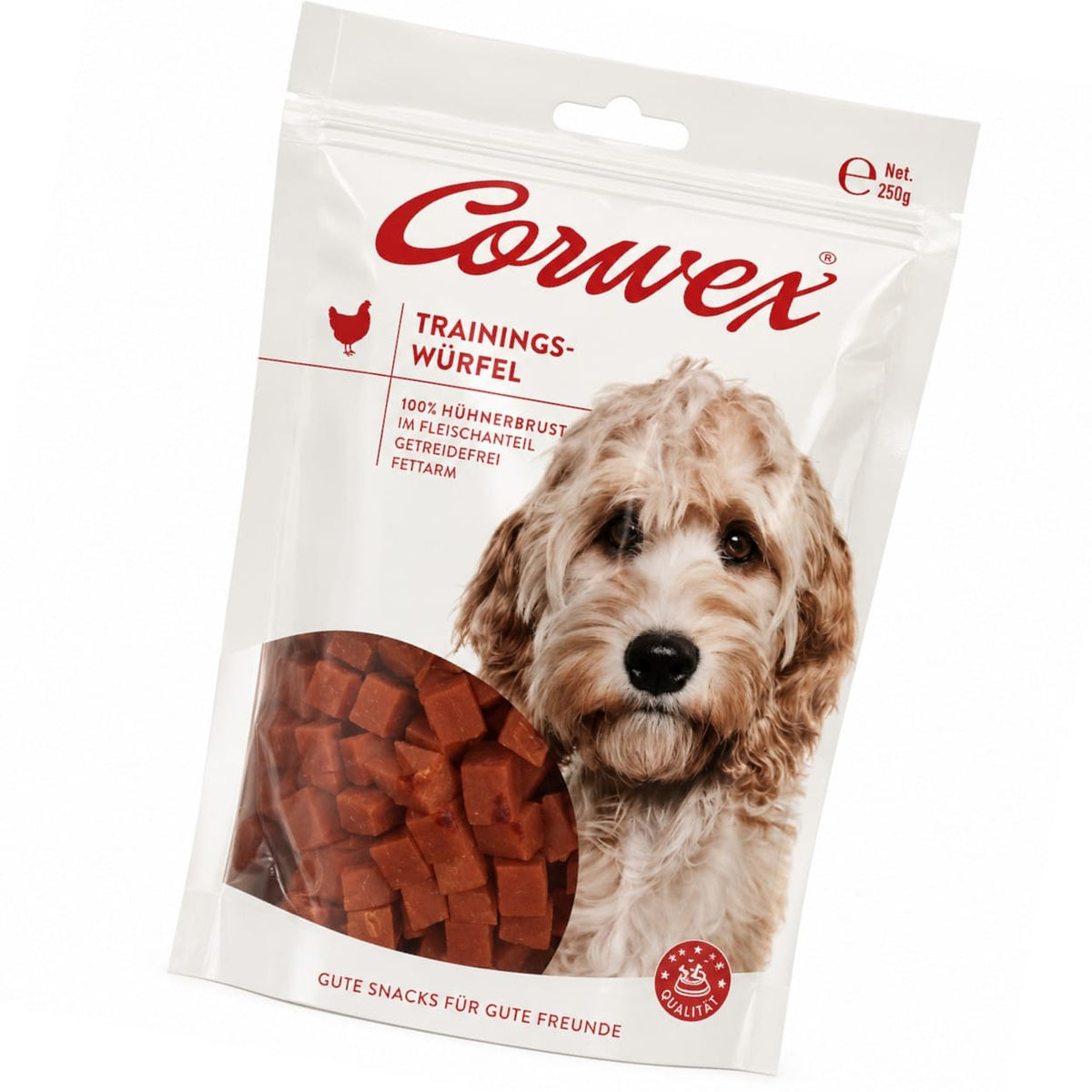 CORWEX Premium Kostki Treningowe z Kurczakiem Przysmak dla Psa 250g