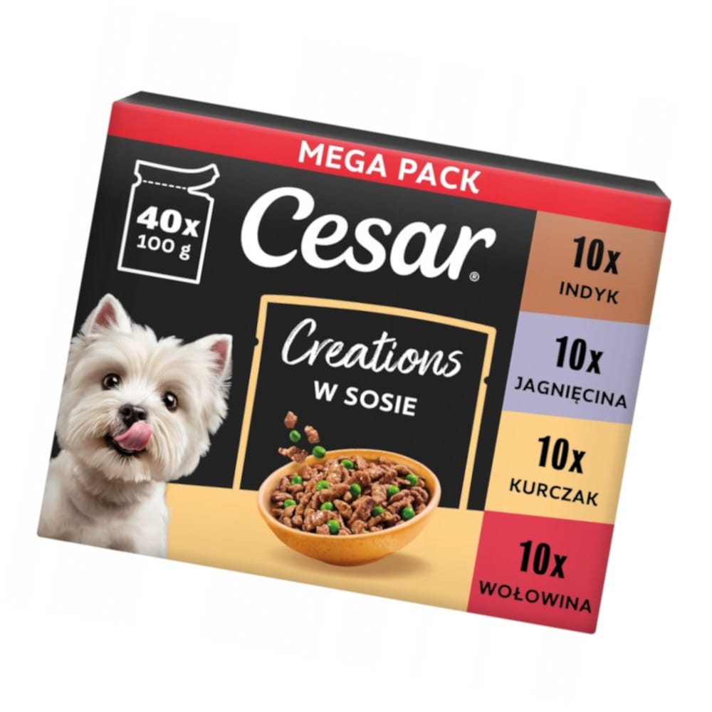 Produkt MARS CESAR 40x100g Creations Mix Karma mokra dla psa 006413