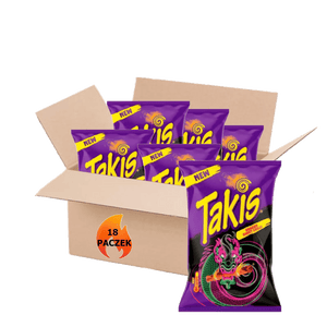 Produkt TAKIS Chipsy 18x Chipsy kukurydziane Tortilla TAKIS Dragon Sweet Chilli 100g K_002610_18
