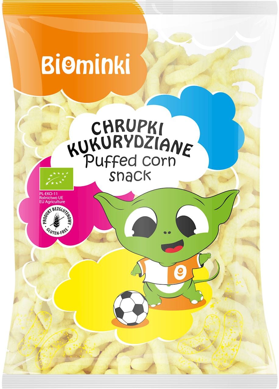 Produkt BIOMINKI (przekąski dla dzieci, kaszki) CHRUPKI KUKURYDZIANE BEZGLUTENOWE BIO 150 g - BIOMINKI 5902983785590