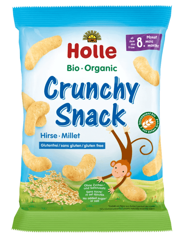 Produkt HOLLE (żywność dla niemowląt) CHRUPKI RYŻ - SOCZEWICA BEZ DODATKU CUKRÓW BEZGLUTENOWE OD 8 MIESIĄCA BIO 25 g - HOLLE 7640161879980