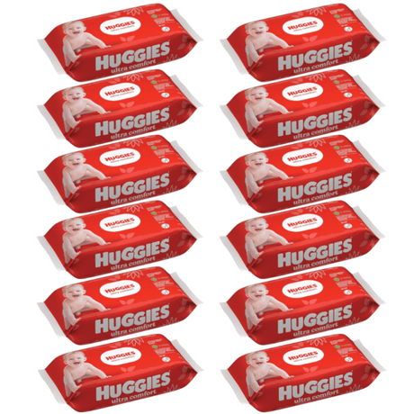 Produkt HUGGIES Chusteczki nawilżane 10x Chusteczki nawilżane HUGGIES Baby Wipes Ultra Comfort 56szt K_004453_10