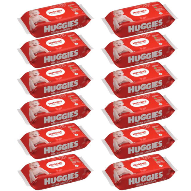 Produkt HUGGIES Chusteczki nawilżane 10x Chusteczki nawilżane HUGGIES Baby Wipes Ultra Comfort 56szt K_004453_10