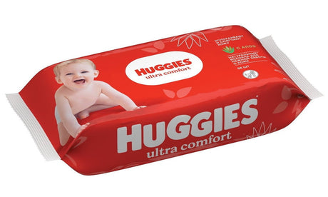 Produkt HUGGIES Chusteczki nawilżane Chusteczki nawilżane HUGGIES Baby Wipes Ultra Comfort 56szt 004453
