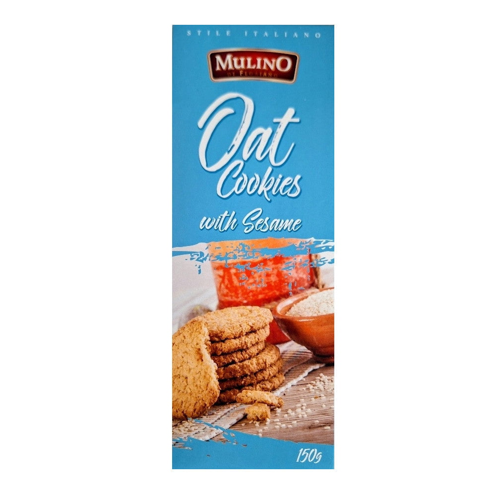 Produkt MULINO Ciastka Ciastka owsiane MULINO z sezamem 150g 035157