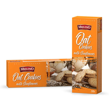 Produkt MULINO Ciastka Ciastka owsiane MULINO ze słonecznikiem 150g 035156