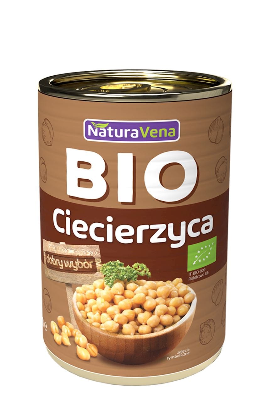 Produkt NATURAVENA BIO CIECIERZYCA W ZALEWIE BEZ DODATKU SOLI BIO 400 g (240 g) - NATURAVENA 5906750251158