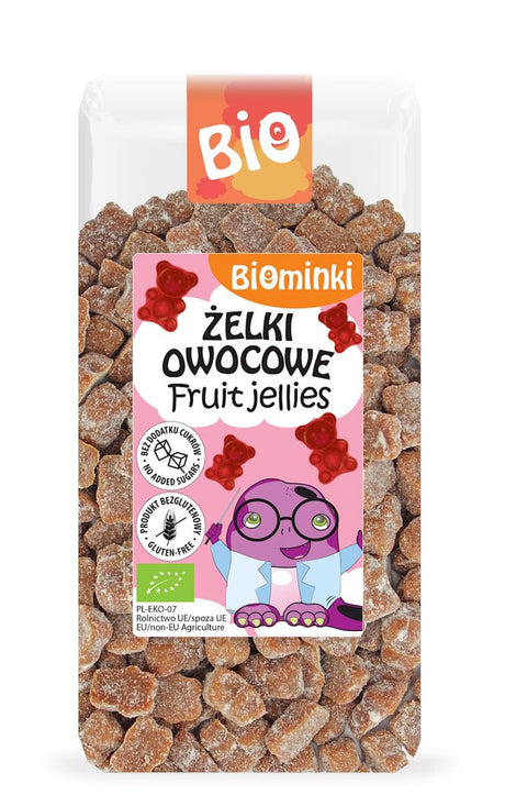 Produkt BIOMINKI Cukierki i żelki BIOMINKI Żelki Owocowe BEZ DODATKU CUKRÓW Jabłko - Truskawka BIO 400 047491