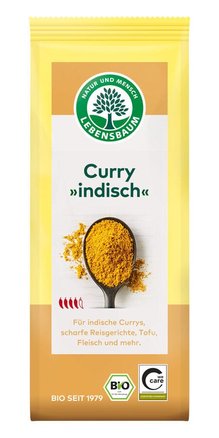 Produkt LEBENSBAUM (przyprawy, herbaty, kawy) CURRY INDYJSKIE BIO 50 g - LEBENSBAUM 4012346158709