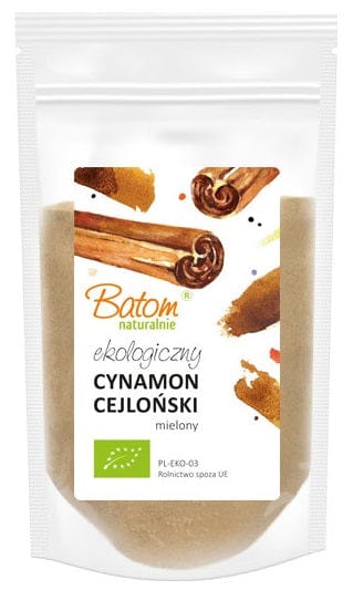 Produkt BATOM (oleje, soki, sole kąpielowe) CYNAMON CEJLOŃSKI MIELONY BIO 125 g - BATOM 5907709951990
