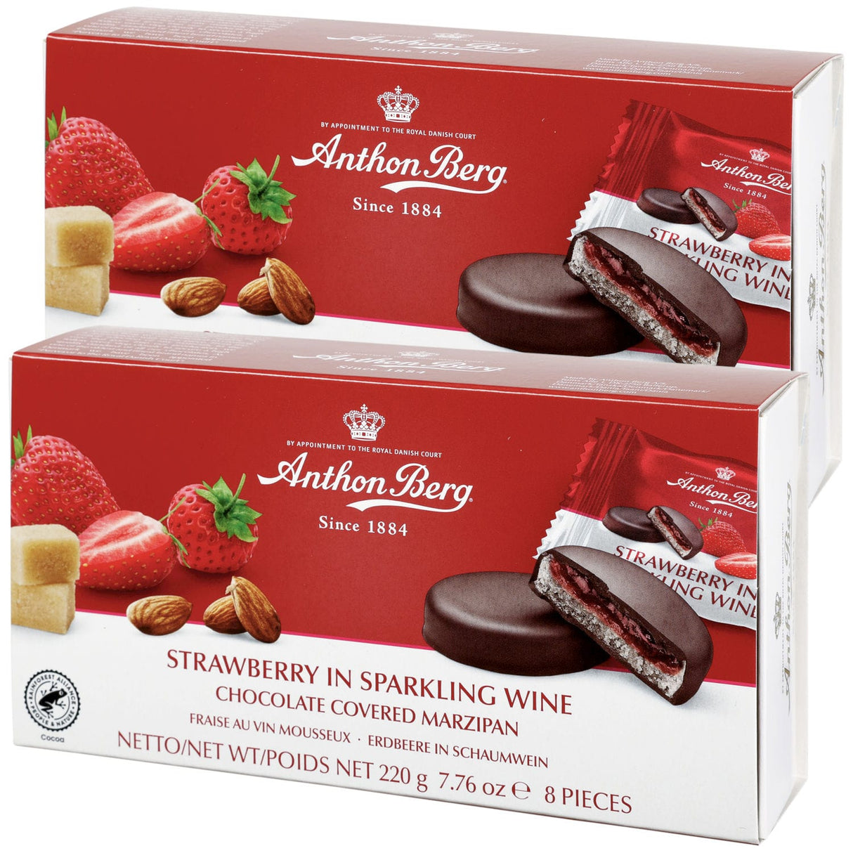 Produkt ANTHON BERG Czekolada 2x Czekoladki Anthon Berg Strawberry in Sparkling Wine 220g K_004361_2