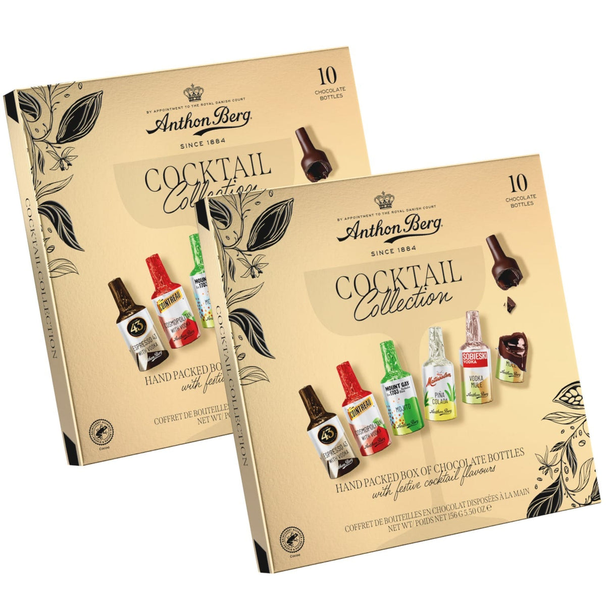 Produkt ANTHON BERG Czekolada 2x Czekoladki z alkoholem Anthon Berg Chocolate Cocktails 10 szt 156g K_006294_2
