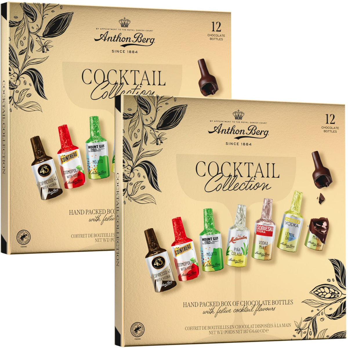 Produkt ANTHON BERG Czekolada 2x Czekoladki z alkoholem Anthon Berg Chocolate Cocktails 12 szt 187g K_006175_2