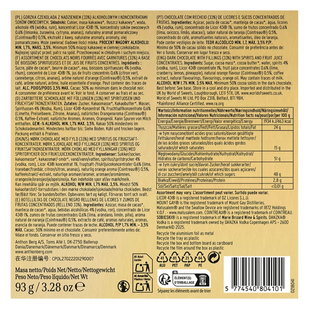 Produkt ANTHON BERG Czekolada 2x Czekoladki z alkoholem Anthon Berg Chocolate Cocktails 6 szt 93g K_006293_2