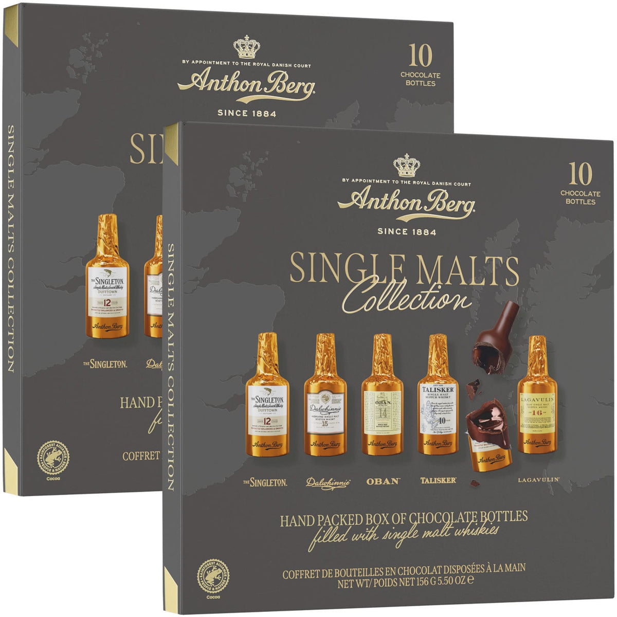 Produkt ANTHON BERG Czekolada 2x Czekoladki z alkoholem Anthon Berg Chocolate Single Malt 10 szt 156g K_006295_2