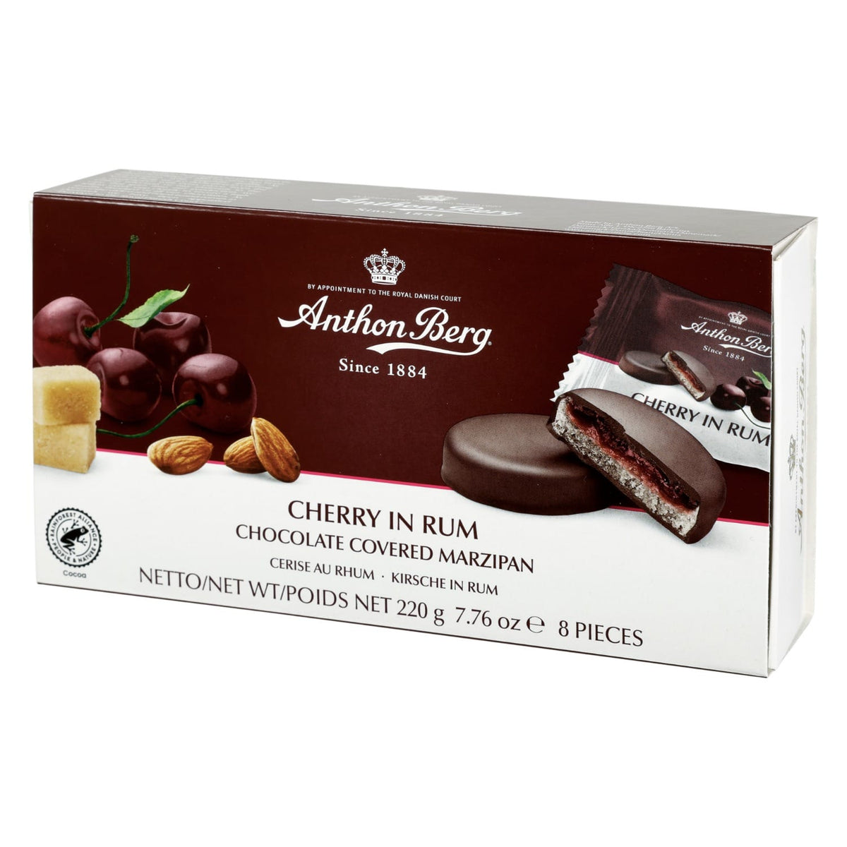 Produkt ANTHON BERG Czekolada 2x Czekoladki z alkoholem i marcepanem Anthon Berg Cherry in Rum 220g K_004174_2