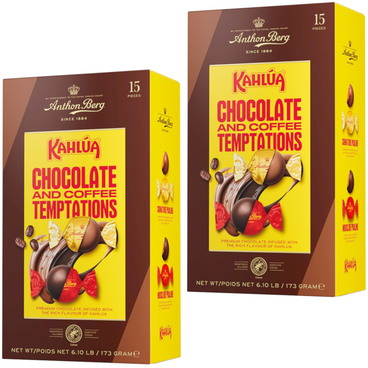 Produkt ANTHON BERG Czekolada 2x Praliny Anthon Berg Kahlua Temptations 173g K_006296_2