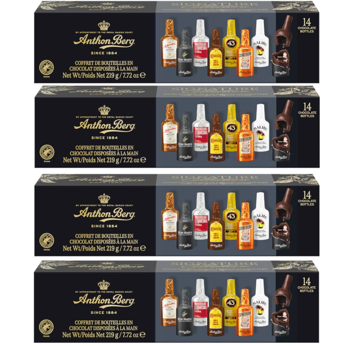 Produkt ANTHON BERG Czekolada 4x Czekoladki z alkoholem Anthon Berg Chocolate Liqueurs 14 szt 218g K_006178_4