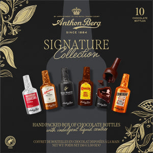 Produkt ANTHON BERG Czekolada 6x Czekoladki buteleczki z alkoholem Anthon Berg 10 szt 156g Z10066