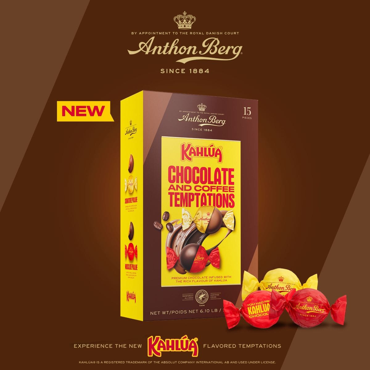 Produkt ANTHON BERG Czekolada 8x Praliny Anthon Berg Kahlua Temptations 173g K_006296_8