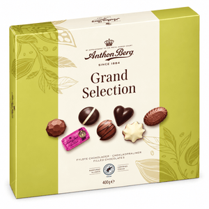 Produkt ANTHON BERG Czekolada Bombonierka Anthon Berg Grand Selection czekoladki z nadzieniem 400g 006655