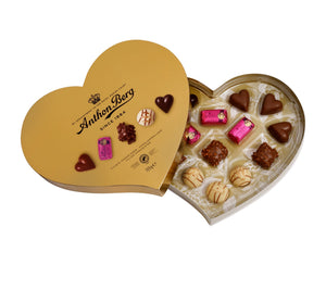 Produkt ANTHON BERG Czekolada Bombonierka Anthon Berg Heart Shaped Gold Box czekoladki z nadzieniem 155g 006656