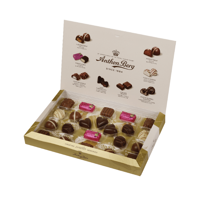 Produkt ANTHON BERG Czekolada Bombonierka Anthon Berg Selected Classics  czekoladki z nadzieniem 230g 006653