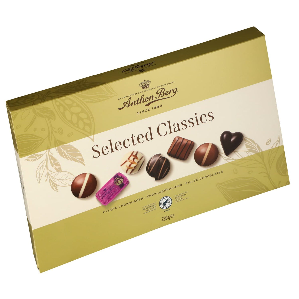 Produkt ANTHON BERG Czekolada Bombonierka Anthon Berg Selected Classics  czekoladki z nadzieniem 230g 006653