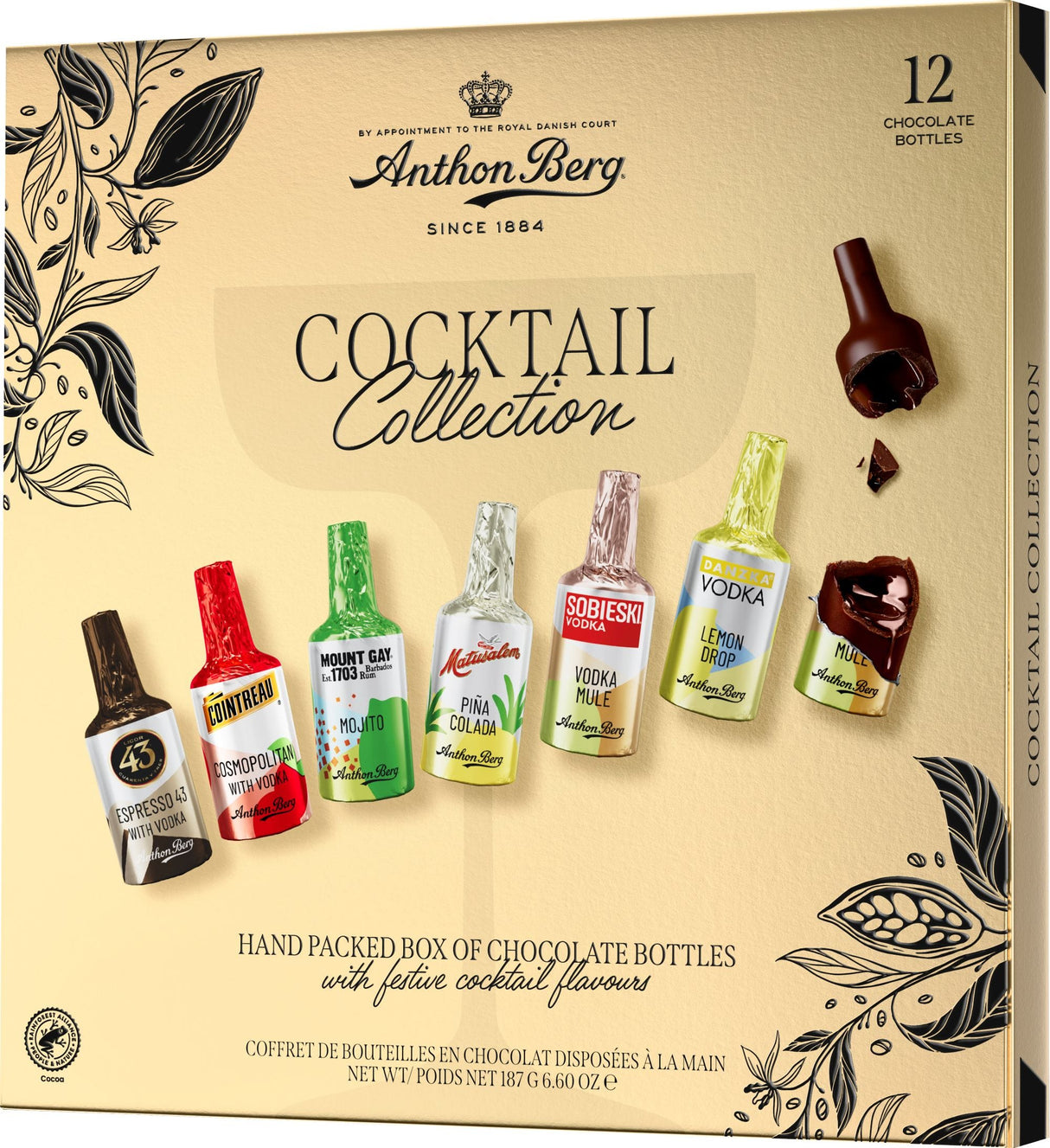 Produkt ANTHON BERG Czekolada Czekoladki z alkoholem Anthon Berg Chocolate Cocktails 12 szt 187g 006175
