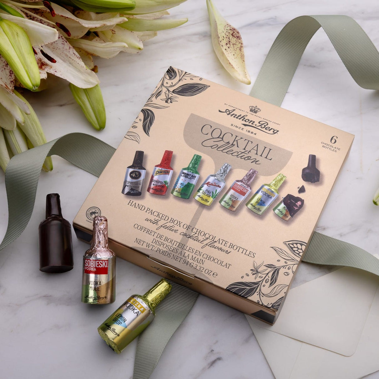 Produkt ANTHON BERG Czekolada Czekoladki z alkoholem Anthon Berg Chocolate Cocktails 6 szt 93g 006293