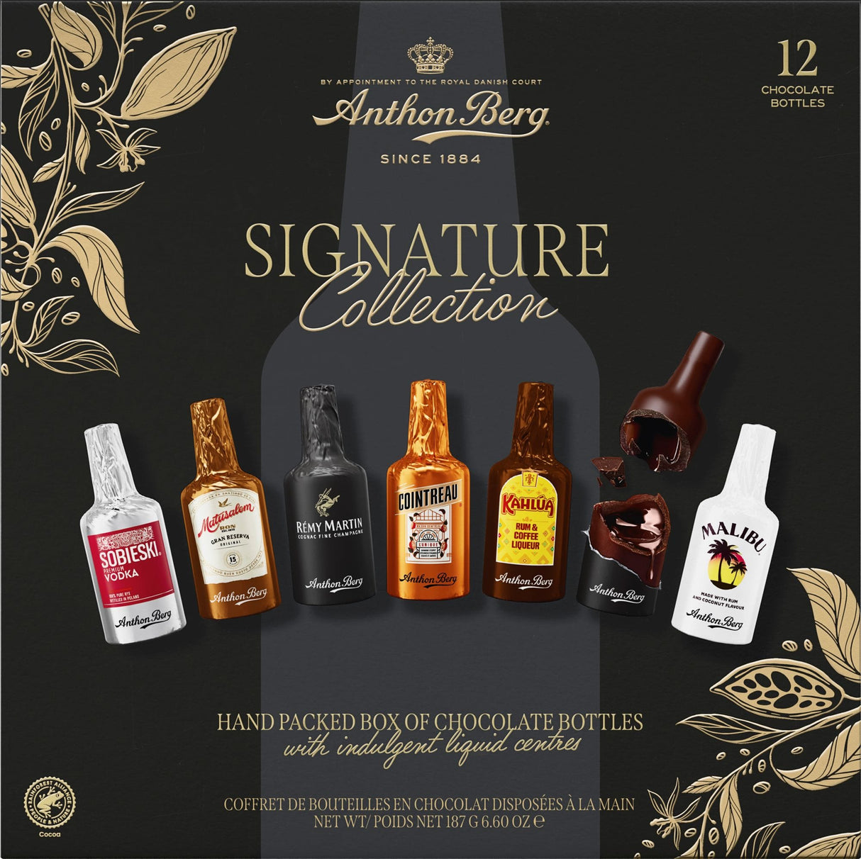Produkt ANTHON BERG Czekolada Czekoladki z alkoholem Anthon Berg Chocolate Liqueurs 12 szt 187g 006176