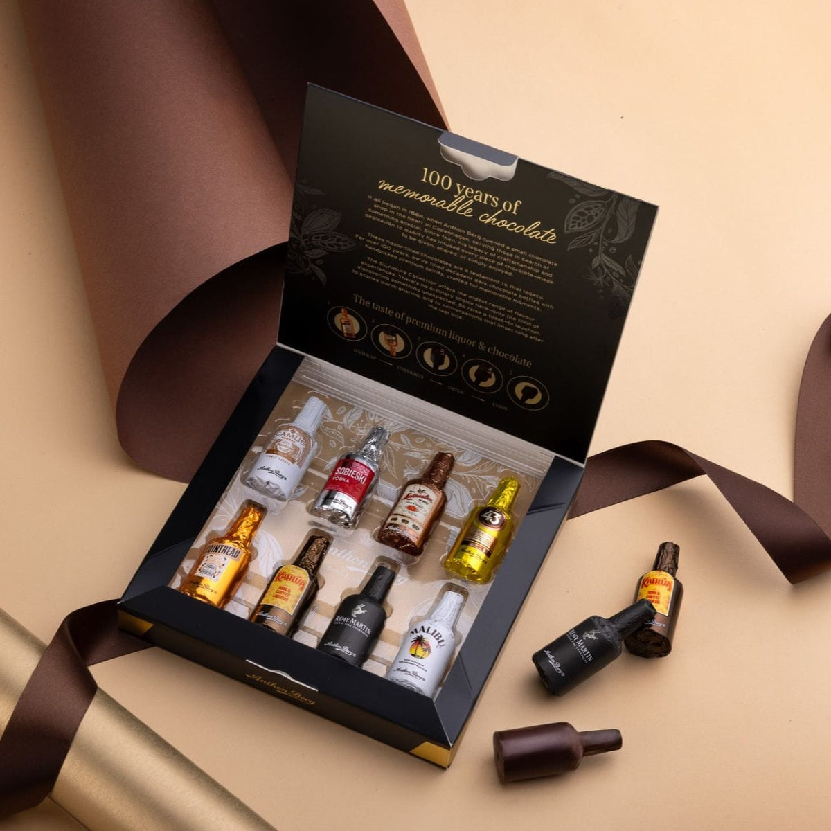 Produkt ANTHON BERG Czekolada Czekoladki z alkoholem Anthon Berg Chocolate Liqueurs 18 szt 281g 006292