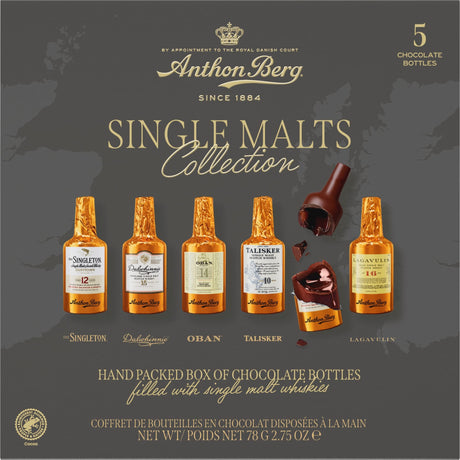 Produkt ANTHON BERG Czekolada Czekoladki z alkoholem Anthon Berg Chocolate Single Malt 5 szt 78g 006177